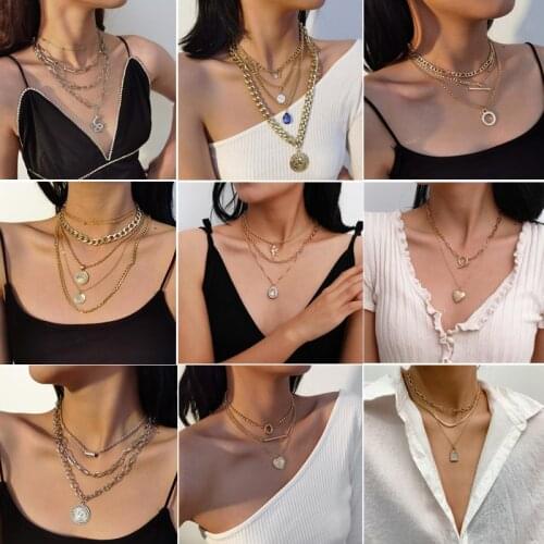 New Fashion Necklace Thick Chain Statement Necklaces & Pendants Women Jewelry Wholesale
