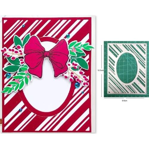 Christmas Background Frame Metal Cutting Dies Stencils dies for DIY Scrapbooking dies Decoration Paper Craft dies Embossing Dies