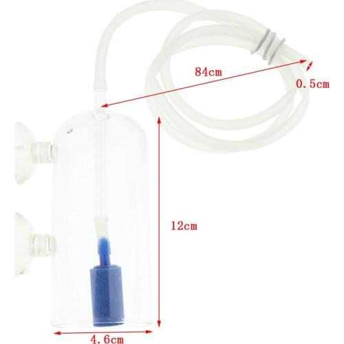 Aquarium Glass CO2 Diffuser for Water Plants Tank Atomizer