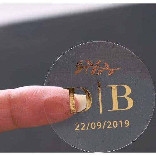 Wedding Favor stickers real gold foil favors Bridel party decor Personalized wedding stickers custom gold wedding Labels party