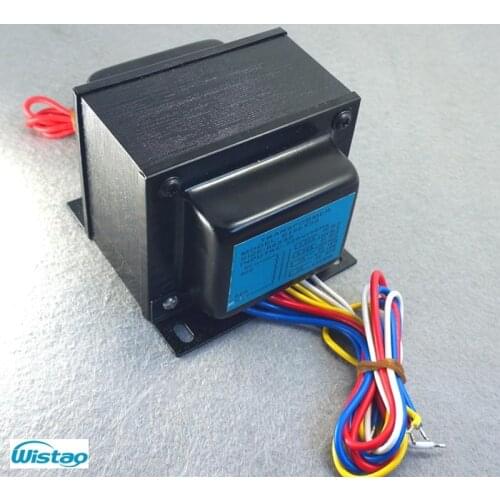 IWISTAO 130W Tube Amp Power Transformer 230VX2 6.3VX1 6.3VX1 Imported Silicon Steel Sheet Oxygen-free Copper Wire HIFI Audio DIY