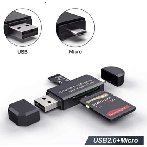 Micro TF Memory card Reader Smart card reader Adapter C TYPE USB 2.0 Charger Micro OTG laptop