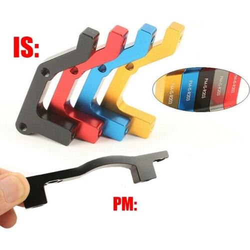 Bicycle Clip Adapter PM/IS MTB Brake Adapter Caliper Bike Disc Brake Rotor 203 Aluminum Alloy Post Mount Disc Brake Accessorie