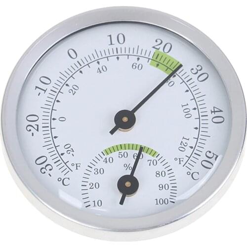 1PC Wall Mounted Household Analog Thermometer & Hygrometer For Sauna Room Household 100% Brand New 2021