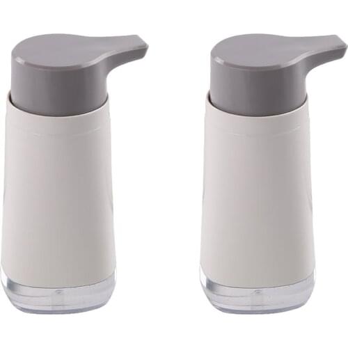2 Pack Dish Soap Dispenser for Kitchen 10Oz/300Ml Rustproof ABS BPA Free Bottle Liquid Hand Soap Dispenser Pump