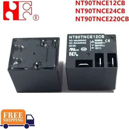 5PCS HF RELAY NT90TNCE12CB 12VDC NT90TNCE24CB 24VDC NT90TNCE220CB 220VAC Brand new and original relay