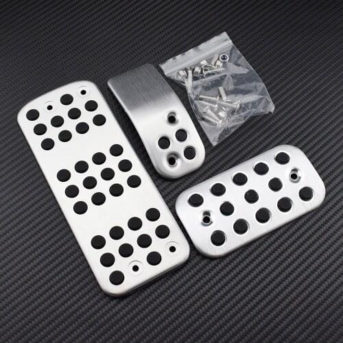 Accessories For Peugeot 206 CC 206CC AT MT Auto Manual 2005 2006 2007 2008 2009 Brake Pedal Pedales Sticker Cover Styling