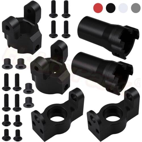 Aluminum Steering Hub Carrier Axle Housing End Set Replacement of 116868 For HPI VENTURE FJ Cruiser RC Crawler Upgrade Parts