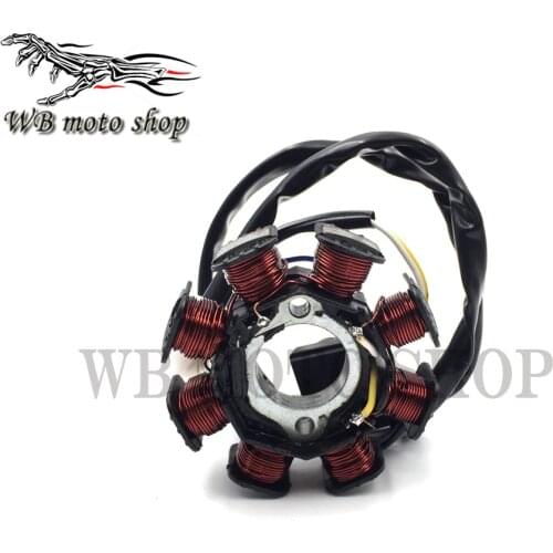 Free Shipping Motorcycle Magneto Engine Stator Generator Charging 8 Pole Coil For Honda DIO50 ZX50 ZX AF34 AF35 Scooter Parts