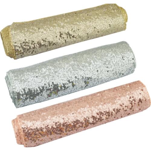 5pcs/10pcs)Embroidery Sequin Shiny Table Runner For Christmas Birthday Baby Shower Dinning Table Cover Wedding Table Decoration