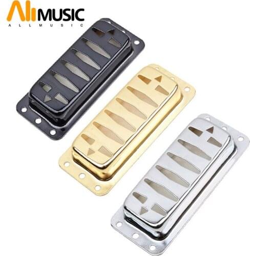 Net Hole Brass Electric Guitar Pickup Humbucker Covers - Chrome - Black - Gold For Choose