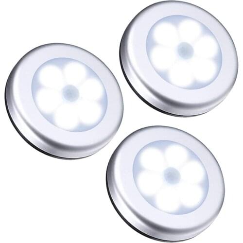 PIR Motion Sensor Under Cabinet Light Auto Smart Night Lamp LED Lights For Home Bedroom Closet Kitchen Wardrobe Light