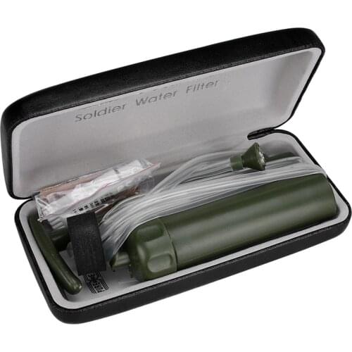 Water Filter Straw Replacement Filter Water Filtration Purifier for Outdoor Survival Emergency Camping Hiking With Retail Box