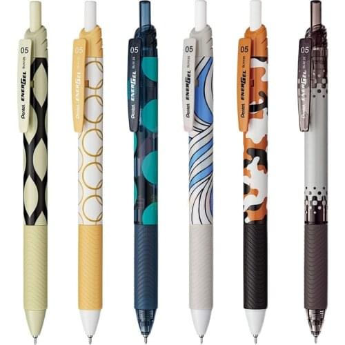 PENTEL ENERGEL BLN125C Limited Edition Cat Theme Gel Pens 0.5mm Quick-drying Smooth Writing Small Gift