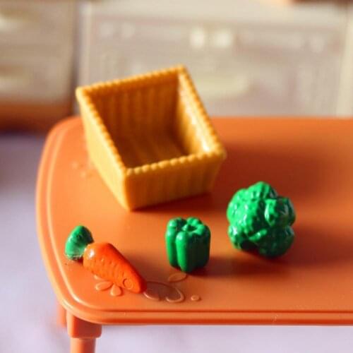 Simulation Fruits DIY Durable Colorful Dollhouse Miniatures Food Children Education Cognition Toys Doll House Tabletop Ornaments