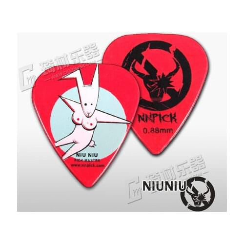 Funny Bunny Guitar Pick Plectrum Mediator Gauge 1.20mm/0.88mm, 1/piece