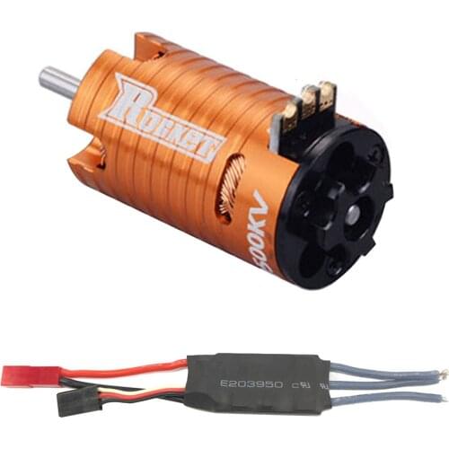 MINI 1410 2500KV 3500KV 5500KV 7500KV 9500KV Brushless Motor 18A ESC For 1/24 1/28 1/32 RC Car Spare Parts