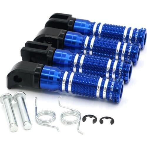 Footrest Foot Pegs For YAMAHA MT-10 MT-09 MT07 Tracer FZ-07 FZ-09 FJ-09 FZ-10 Rider Passenger Front Rear Rest Plate Motorcycle