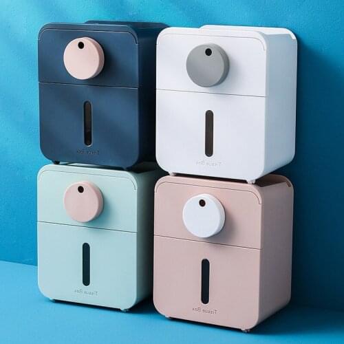 Toilet Roll Toilet Paper Draw Toilet Paper Tissue Box Toilet Shelf Toilet Bathroom Waterproof Without Punching Storage Cabinets