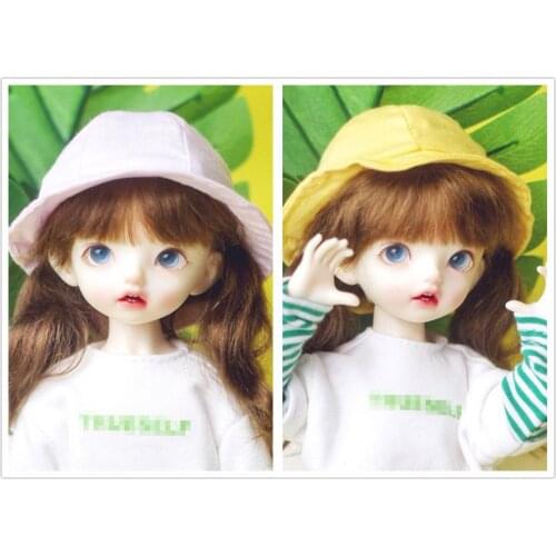 Cute Bucked Hat Cap For BJD 1/6 YOSD,1/4 MSD,1/3,SD17, Uncle Doll Clothes Accessories CPB7