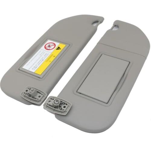 Overhead Console Interior Sunvisor With Mirror Front visor assembly For Peugeot 301 Citroen Elysee(2014-2017) sun visor