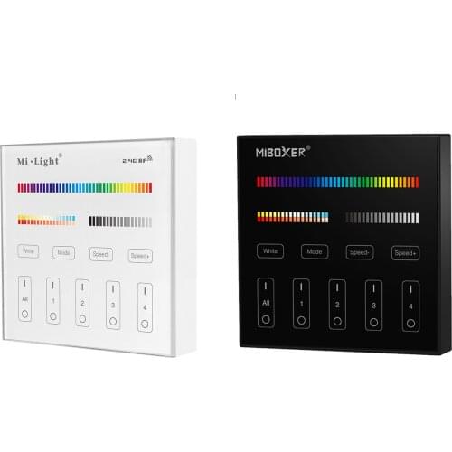 Mi.Light Smart Touch Panel Controller T1 T2 T3 T4 B1 B2 B3 B4 Single Color RGBW RGB + CCT For Led Strip Panel Light Bulbs