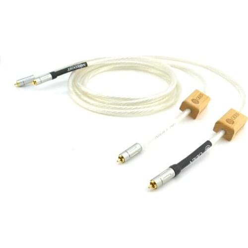 1 pair Hi-End Hifi audio RCA Audio cable with gold plated FP-160(G) RCA plug cable hifi RCA interconnect cable