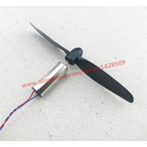 2 set 720 hight quanlity metal Micro 3.7V DC-motor with Black Propeller Model Airplane Motor 45000RPM with 80mm wire