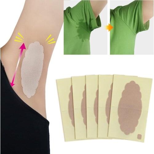 2Pcs Armpits Sweat Pads for Underarm Gasket from Sweat Absorbing Pads for Armpits Linings Disposable Anti Sweat Stickers Foot