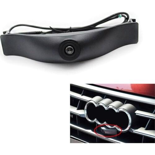 For- A6 A6L 2016 Front View Camera 150° Wide Angle HD Starlight Night Vision Vehicle Logo Camera