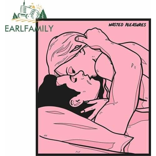 EARLFAMILY 13cm x 10.7cm For Character Trunk Car Stickers Waterproof Decal Surfboard Vinyl Material Occlusion Scratch Decor