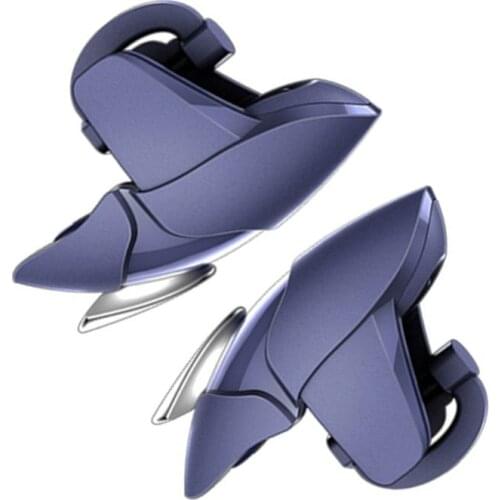 Blue Shark Mobile Gamepad Joystick for PUBG Mobile Gaming Trigger Fire Button B95C