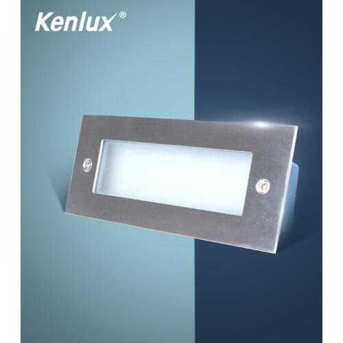 China factory 85-265v 110mm/170mm Embedded Staircase Corner Lamp Indoor Outdoor Recessed Wall Stair Lamp Footlight