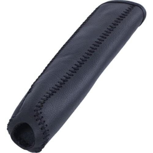 Leather Hand Brake Cover Protective Sleeve For Honda / Accord / Civic 8