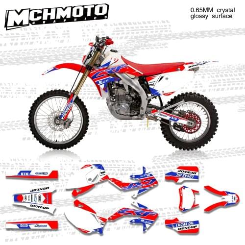 MCHMFG Graphics Kit for Honda 05-07 08-18 CRF450X 2005 2006 2007 2008 2018 Motocross Decals