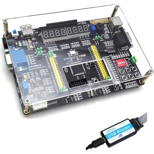 Altera EPM240 Board Multi-Function CPLD Development Board with AD DA Stepper Motor Interface Receiver+USB Blaster