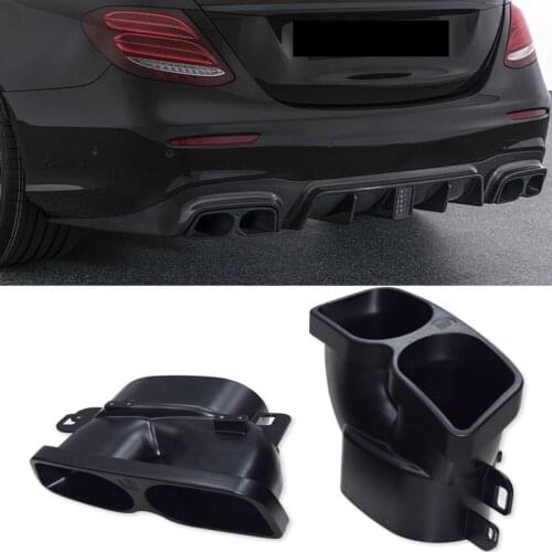 For Benz W205 W212 W222 W204 W207 C E S Class Car Exhaust Systems Rear Muffler Tip Tailpipe Exhaust Tips