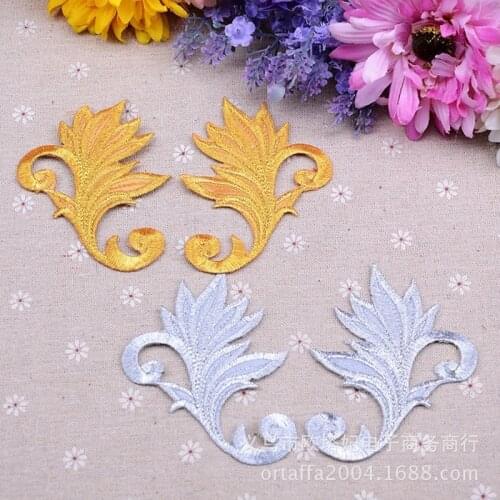 50pcs/lot Embroidery Patches Cloud Costumes Dress Jacket Jean Backpack Clothing Decoration Accessory Iron Heat Transfer Applique