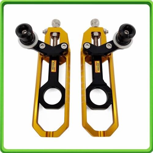 Motorcycle Chain Tensioner Adjuster with Spool fit for BMW S1000RR S1000R S1000XR 2015 2016 2017 2018 Black