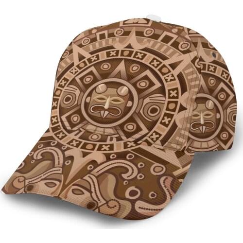2021 New Baseball Cap Fishing Caps Men Outdoor Hunting Hat Hiking Hat Cartoon Mayan Calendar