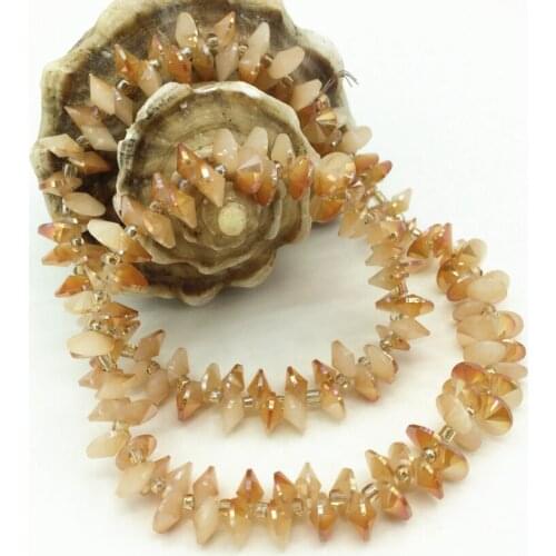 Wholesale price 140pcs blue orange diy crystal glass 4*8mm bicone accessories loose beads diy spacers jewelry findings B2884