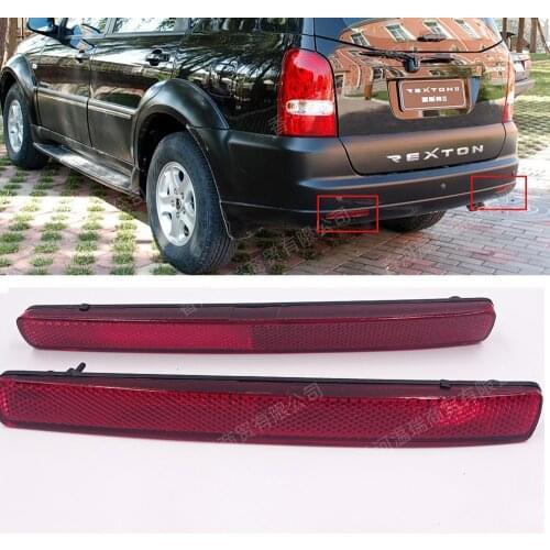 FOR Ssangyong 2006-11 Rexton Kyron LH RH Rear bumper reflector Assy