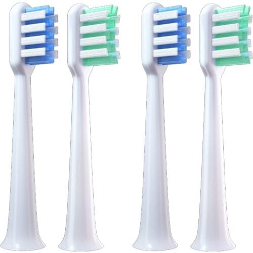 Suitable Brush Head 4PCS/Set Clean For DR. BEI C1 Series Electric Toothbrush Oral Care Teeth Toothbrush Floss Action Brush Heads