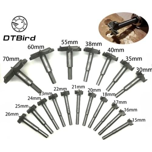 Forstner Wood Drill Bit Self Centering Hole Saw Cutter Woodworking Tools Set 15mm,20mm,25mm,30mm,35mm Hinge Forstner Bits DT2