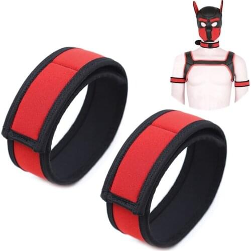 Sexy Gay Toys Rubber Armband Fetish Men Arm Bondage Gear Erotic Pupply Play Accessories BDSM Men Harness Adult Sex Toys for Gay