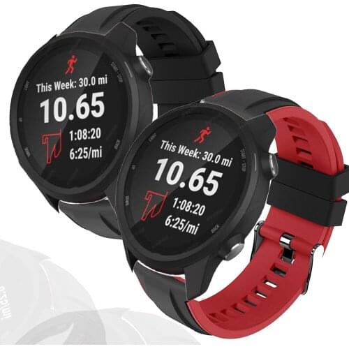 20mm Silicone Band Strap for Garmin Forerunner 245 245M 645 Venu Watchband Smart Watch Bracelet Wristband For Garmin Vivoactive3