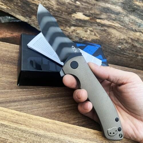 Zero tolerance 0920 EDC/Folding Knife titanium alloy handle ball bearing Camping Hunting Tactical knives Outdoor tools