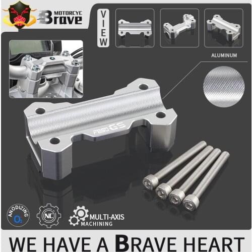 CNC Handle Bar Clamp Risers Cover For BMW F850GS F900XR F 850 GS F 900 XR 2017-2020 Handlebar Fat Bar Riser Clamp up Support