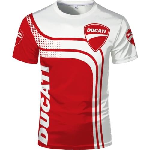2021 mens T-shirt Ducati sportswear 3D printing short-sleeved motorcycle off-road Harajuku surrounding outdoor jacket
