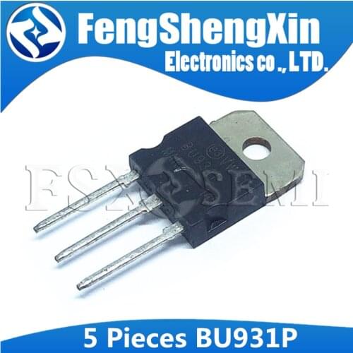 5pcs BU931P BU931 TO-247 BU931ZP BU931RP TO247 HIGH VOLTAGE IGNITION COIL DRIVER NPN POWER DARLINGTON